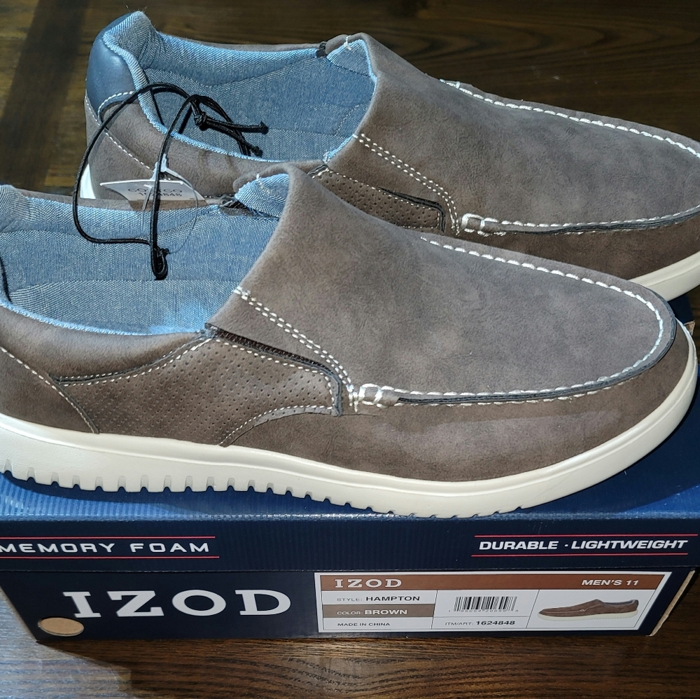 Izod memory foam slip-ons